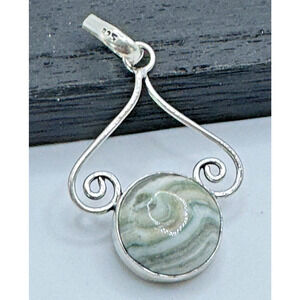 Samsonite Gemstone .925 Pendant Jewelry Size 6.06 GR 2"